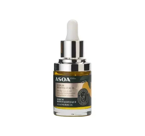 Asoa serum rewitalizujące - skuteczne składniki dla młodszej skóry