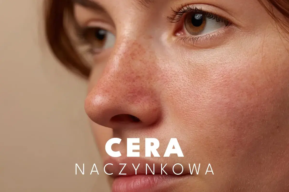 Widoczne zaczerwienienia i drobne naczynka na policzkach i nosie to cechy charakterystyczne cery naczynkowej.